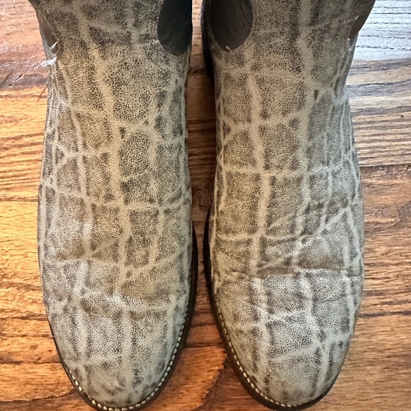 Justin Genuine Elephant Cowboy Boots EUC Size 8.5D (medium width) - Picture 4 of 9